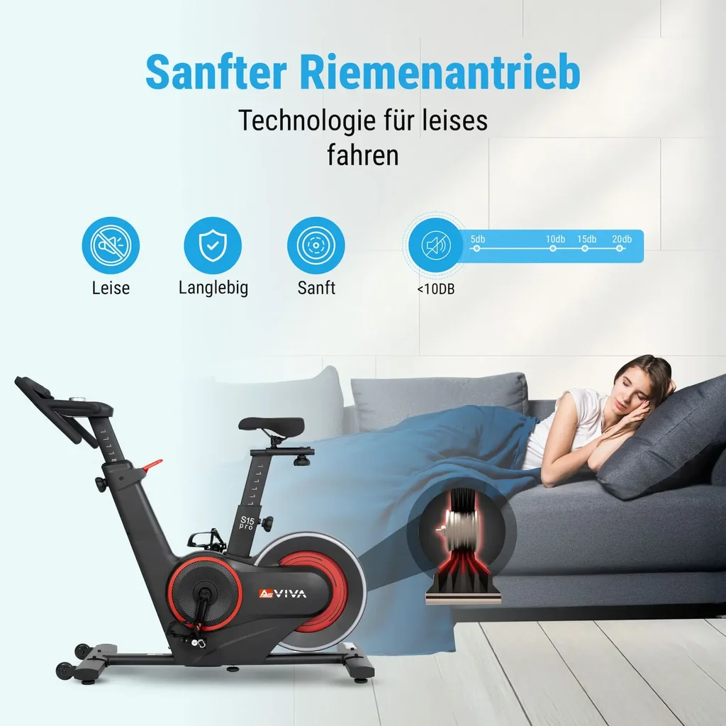 AsVIVA Speedbike Performance S15 – Riemaandrijving