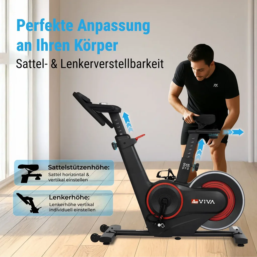Speedbike Performance S15 – Indoor Cycle Körpergröße