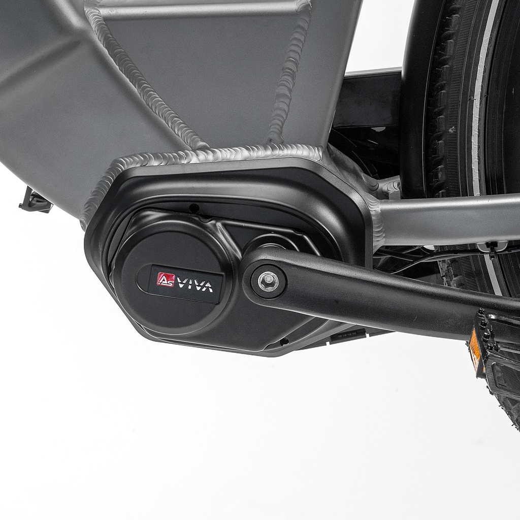 AsVIVA City E-Bike Stadtfalter B14 – Grijs/Wit – Weergave 13