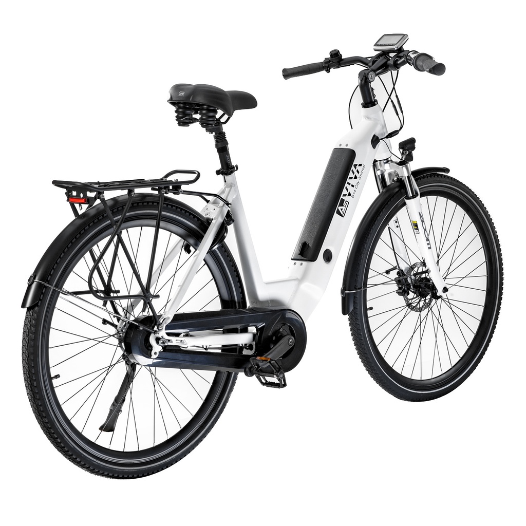 AsVIVA City E-Bike Stadtfalter B14 – Grijs/Wit – Weergave 22