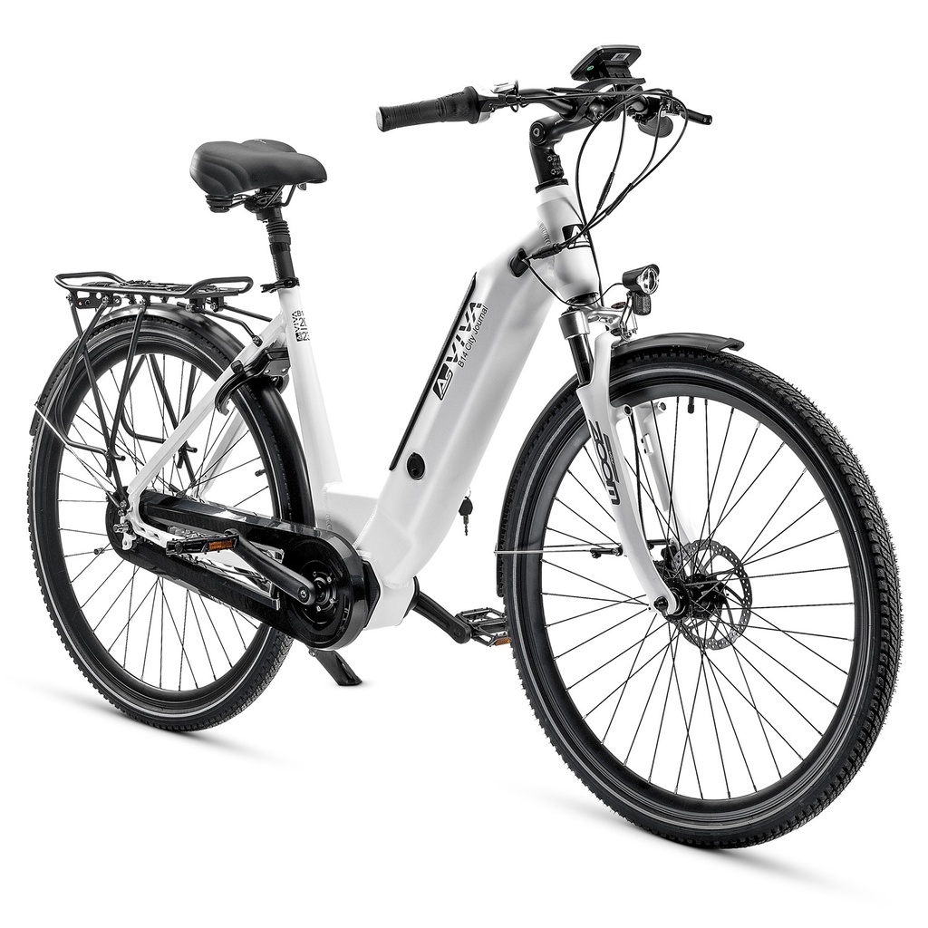 AsVIVA City E-Bike Stadtfalter B14 – Grijs/Wit – Weergave 24