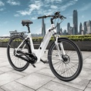 AsVIVA City E-Bike Stadtfalter B14 – Grijs/Wit – Weergave 26