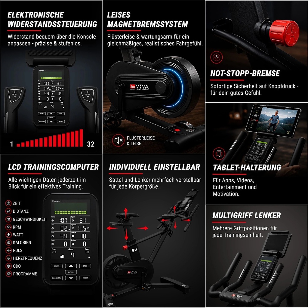 AsVIVA Speedbike Power S18 Pro – Weergave 3