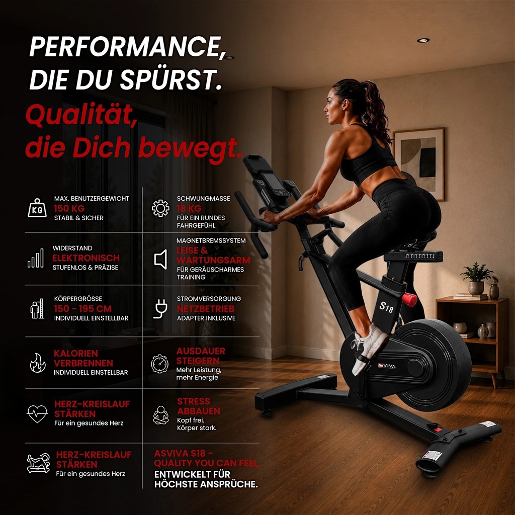 Speedbike Power S18 Pro – Ergometer Performance