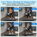 De AsVIVA T25 als 4-in-1-apparaat combineert Walking Pad, loopband, hellingtraining en fitnesstracking in één