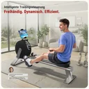 AsVIVA roeimachine PowerGen RA20 in het zwart - intelligente trainingsbesturing