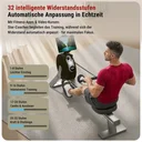 AsVIVA roeimachine RA20 in het zwart met 32 instelbare weerstandsniveaus voor individuele trainingsintensiteit