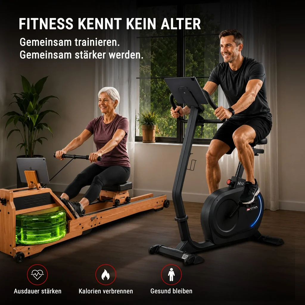 Ergometer Heimtrainer LED H12 Tiefeinsteiger – 3000x3000