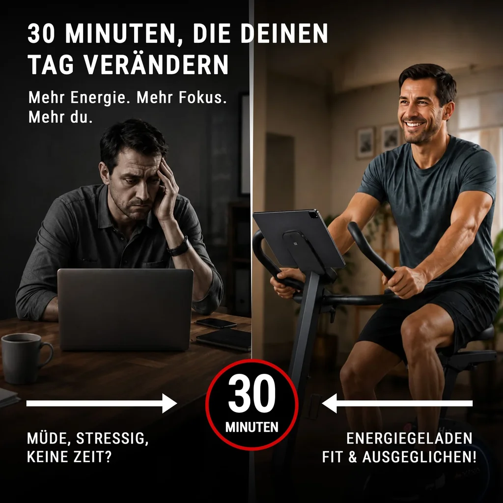 Ergometer Heimtrainer LED H12 Tiefeinsteiger – 3000x3000