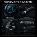 AsVIVA Ergometer Hometrainer LED H12 Lage Instap – Aanzicht 4