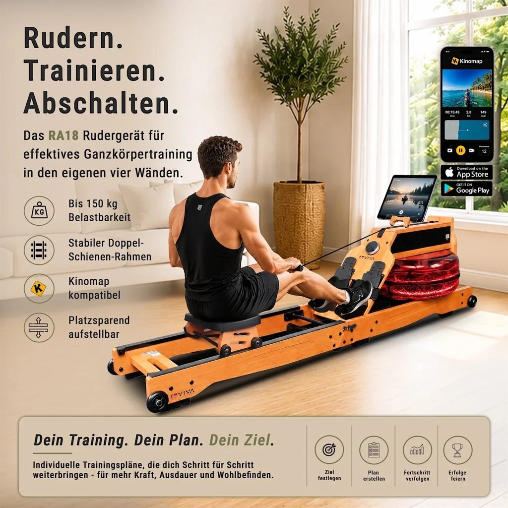 Wasser-Rudergerät RA18 Lightning – Produktansicht