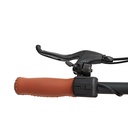 Lederoptik-Griff und Bremshebel am B15 in Grau