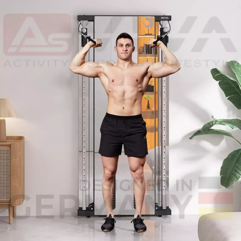 Kabelzugstation & Kraftstation MG9 Dual – Wandmontage Krafttraining