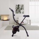 AsVIVA ergometer hometrainer X-Bike H14 in het zwart in de woonkamer