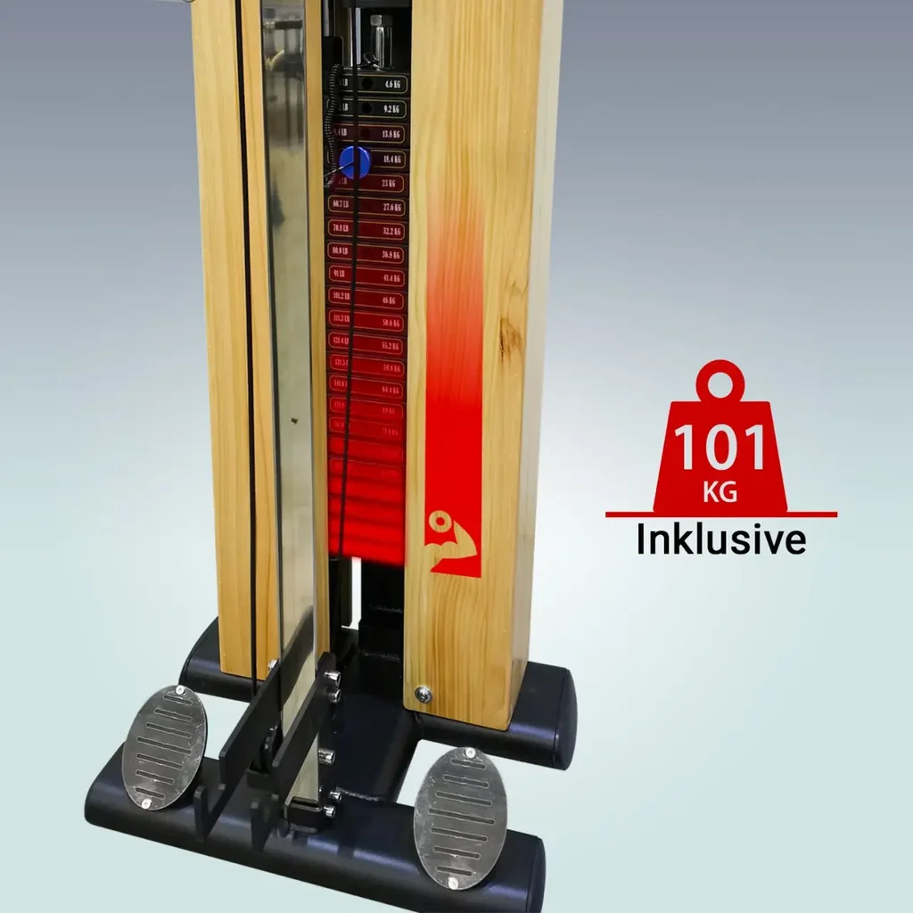Kraftstation & Kabelzugstation MG7 – Gewichte