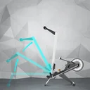 Ruimtebesparend inklapbare AsVIVA roeimachine RA10 Pro om eenvoudig op te bergen na de training