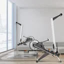 Ruimtebesparend design van de AsVIVA roeimachine RA10 Pro voor kleine trainingsruimtes thuis