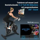 Groot display van de AsVIVA Speedbike S11S toont alle wichtige trainingswaarden overzichtelijk