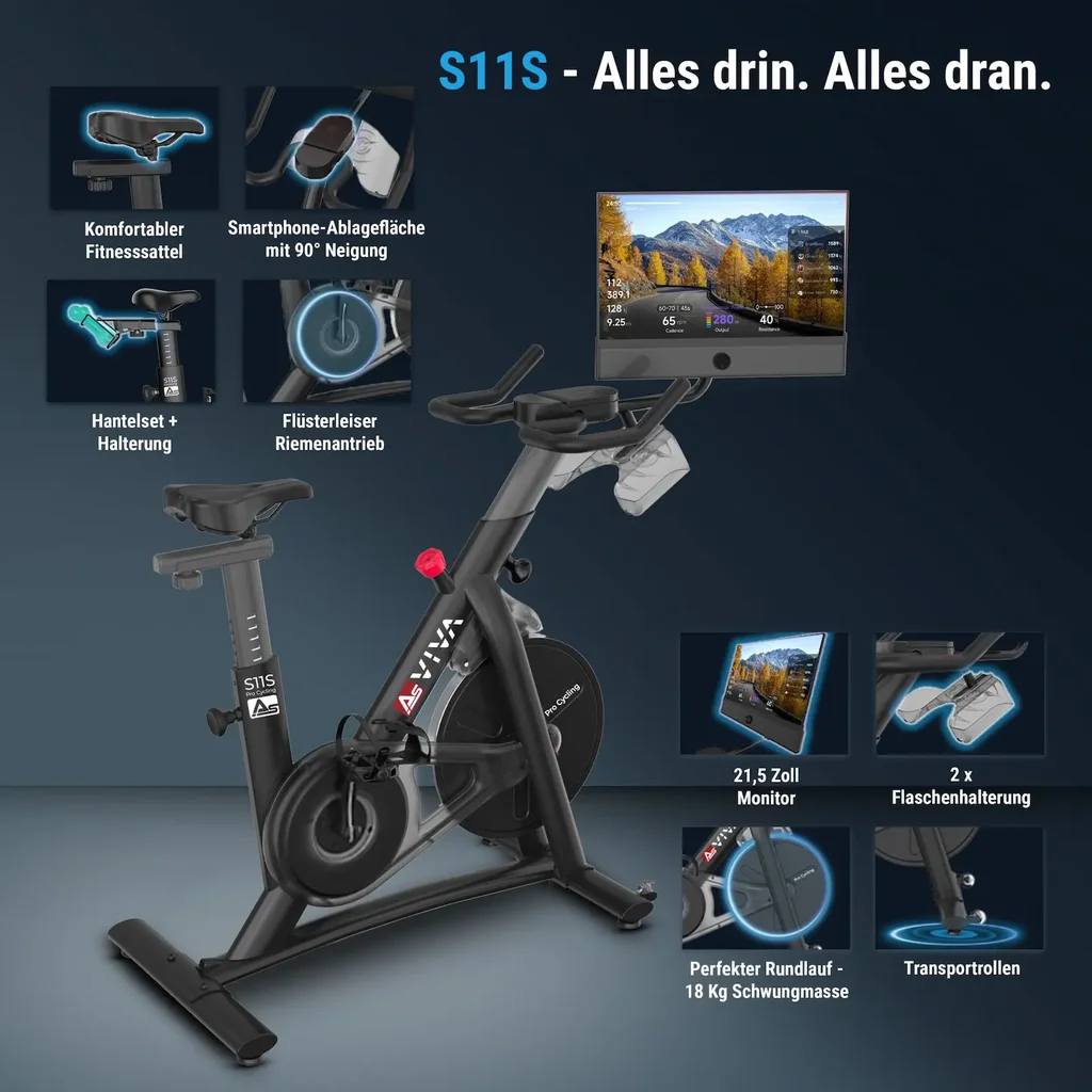 Speedbike Big Screen S11S – Indoor Cycle Komponenten