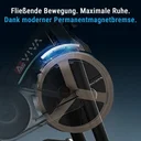 Onderhoudsarme magneetrem van de AsVIVA Speedbike S11S voor een stille en rustige loop