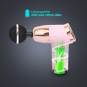 Massagepistool MGN2 roze – accu