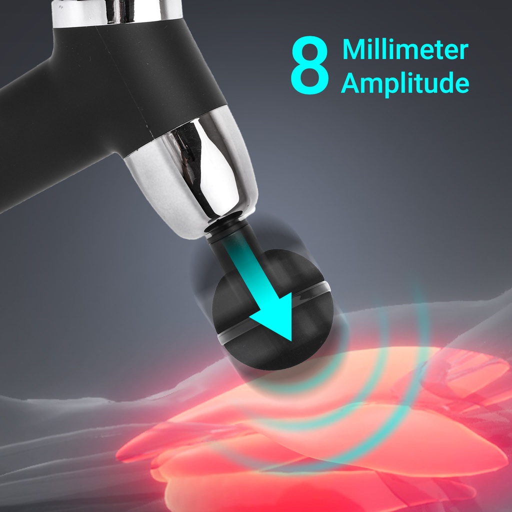 Massagepistool MGN2 zwart – amplitude