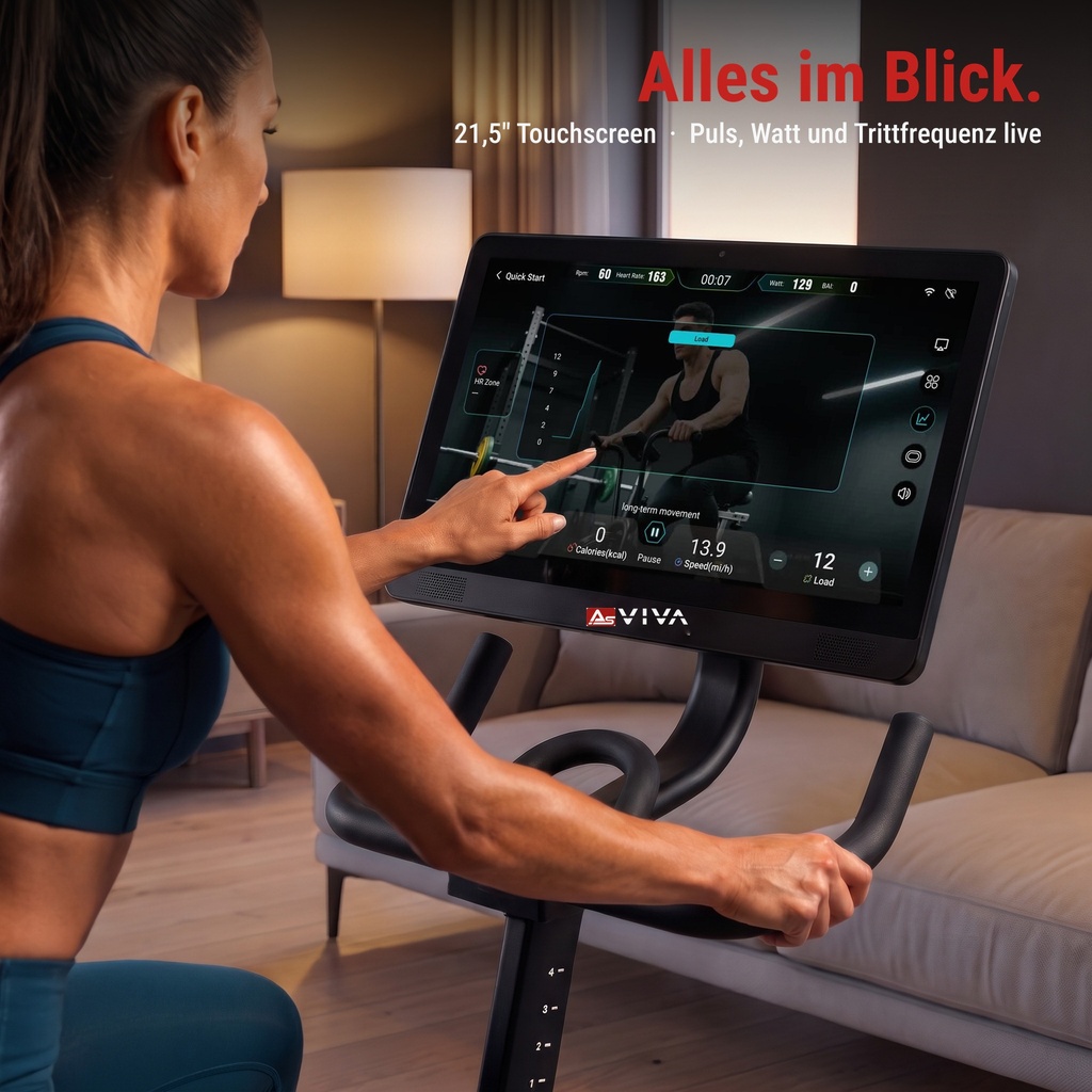 Speedbike Multimedia Studio Pro S20 – 21,5-Zoll-Touchscreen