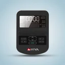 Overzichtelijk LCD-display van de AsVIVA crosstrainer C29 Step met alle wichtige trainingswaarden