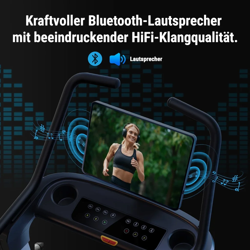 Laufband T23 Pro Climb Treadmill – Musik