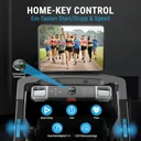 Innovatieve draaiknop voor de bediening van tempo en helling op de AsVIVA loopband T18 Pro
