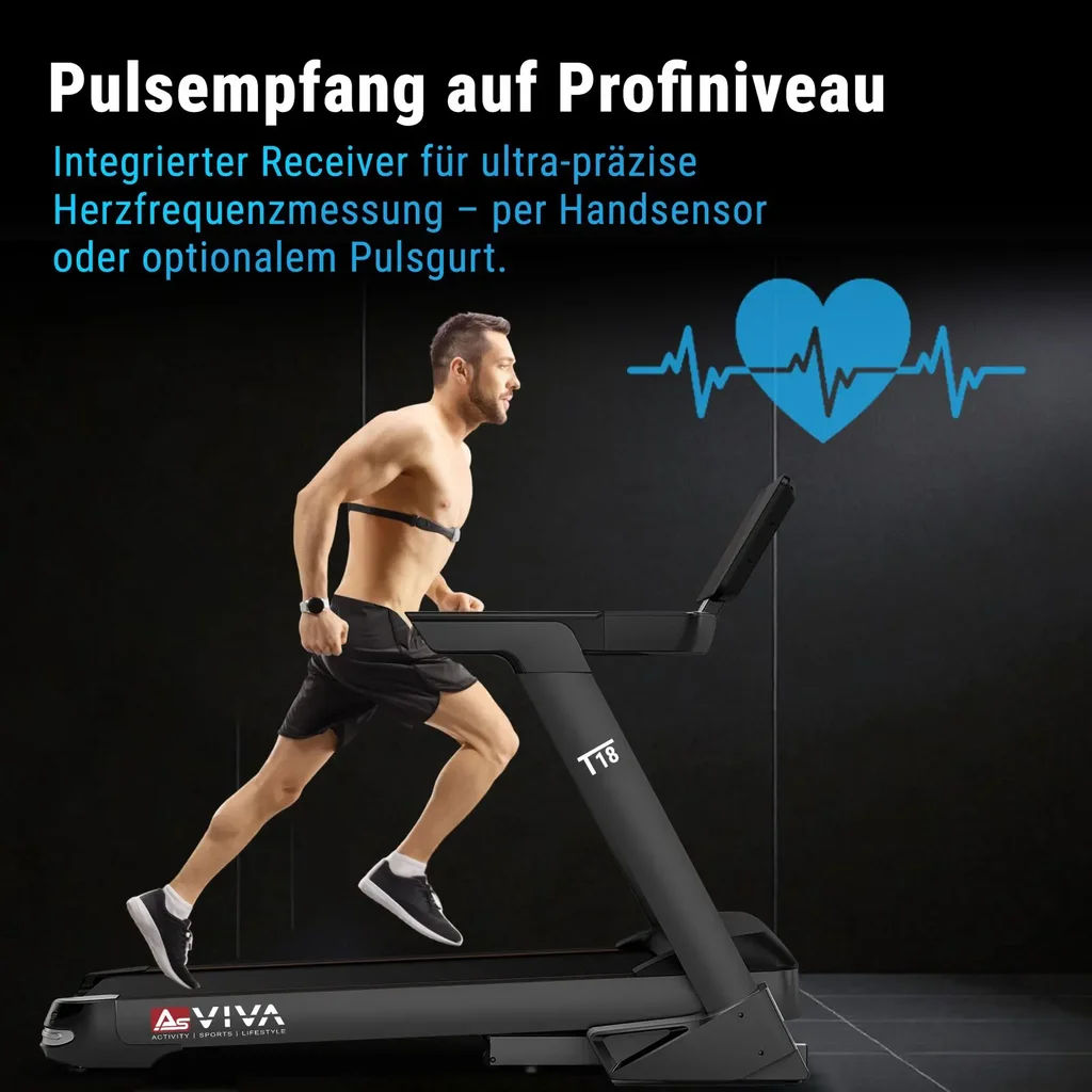 Laufband Smart T18 Pro – Pulsempfänger Receiver