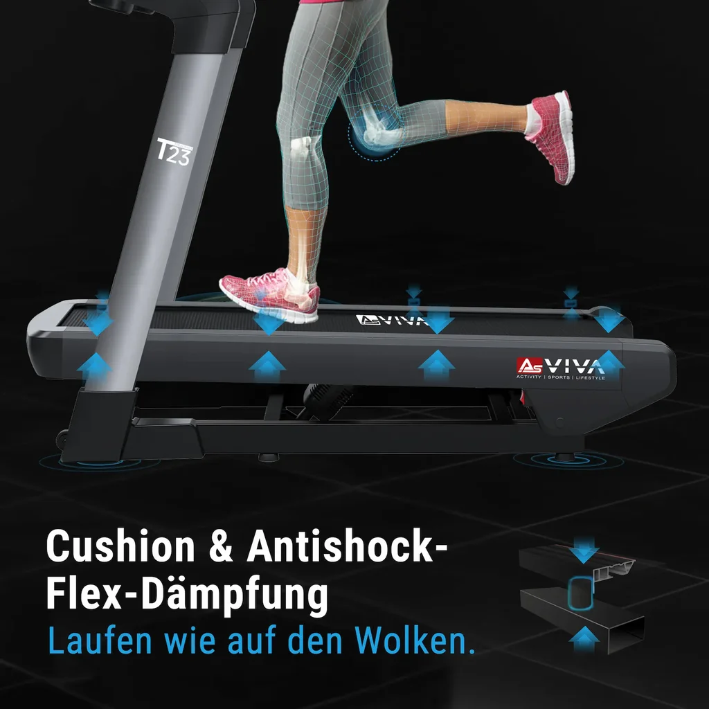 Laufband T23 Pro Climb Treadmill – Cushion Flex Dämpfung