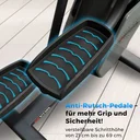Grote antislip pedalen van de AsVIVA trapstepper ST4 voor een veilige houvast