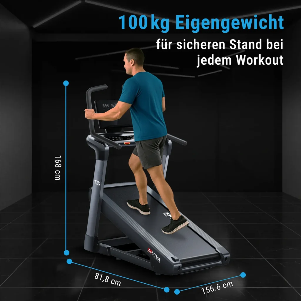 Laufband T23 Pro Climb Treadmill – Eigengewicht