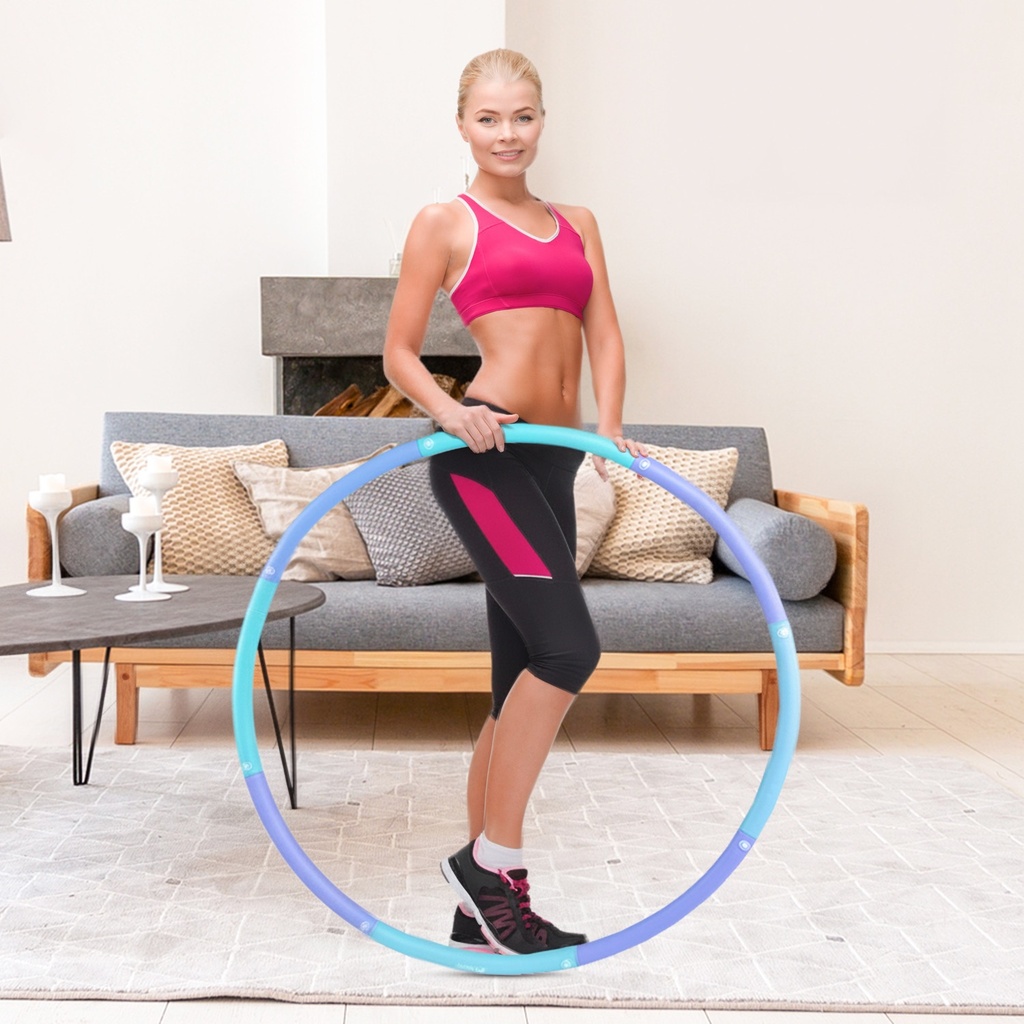 Model traint met de AsVIVA Hula-Hoop HH1 voor een strakke, platte buik