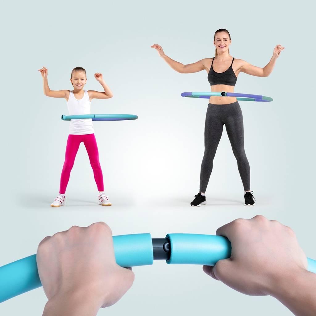De AsVIVA Hula-Hoop HH1 is in grootte traploos aan te passen aan de buikomvang