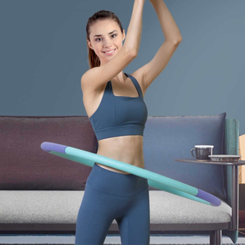 De AsVIVA Hula-Hoop HH1 fitness-hoelahoep in volledige productweergave