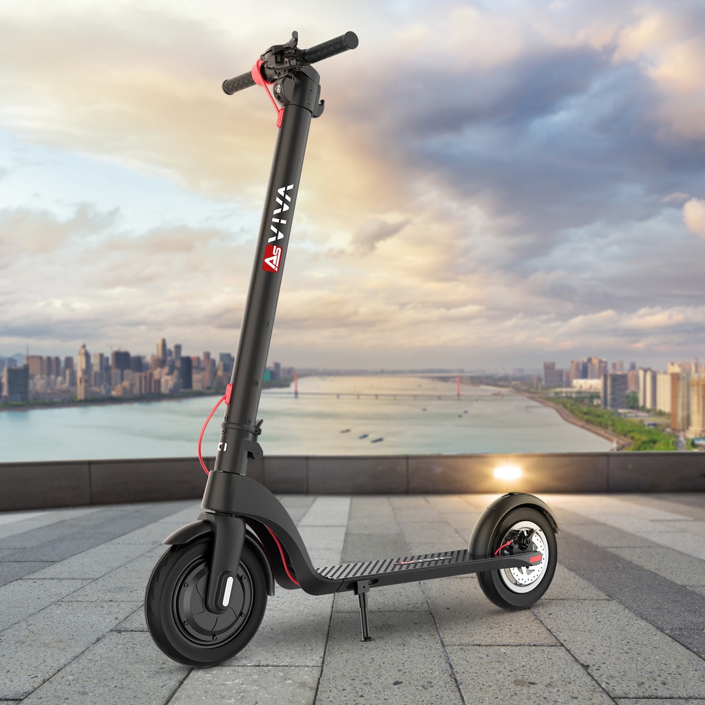 E-Scooter AsVIVA ES01 Tretroller – Gesamtansicht