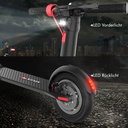LED-verlichting van de AsVIVA ES01 E-Scooter voor goed zicht in het donker
