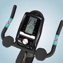 Handpulssensoren aan het stuur van de AsVIVA Speedbike Power Trainer S8 Pro voor hartslagmeting Handpulssensoren aan het stuur van de AsVIVA Speedbike Power Trainer S8 Pro voor hartslagmeting