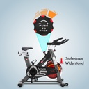 Trainingscomputer met lcd-display van de AsVIVA Speedbike Power Trainer S8 Pro Trainingscomputer met lcd-display van de AsVIVA Speedbike Power Trainer S8 Pro