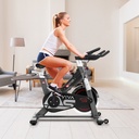 AsVIVA | INDOOR CYCLE Cardio VIII HIGH END Real bicycle - Trainingsweergave