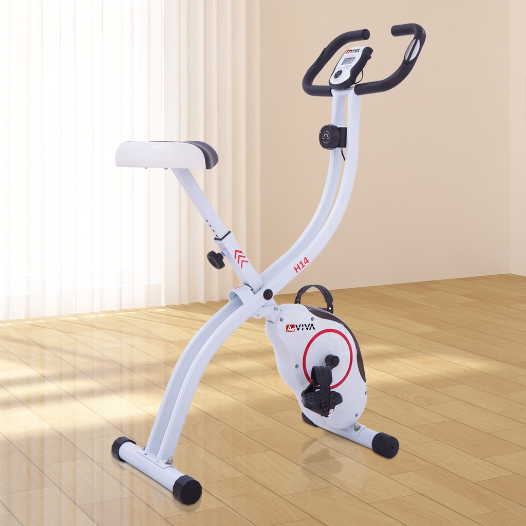 X-Bike Comfort H14 - Vorführmodell – Ergometer weiß Heimtrainer Raum
