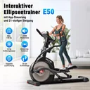 Studio-features van de AsVIVA crosstrainer E50 Pro in één oogopslag voor een professionele trainingservaring
