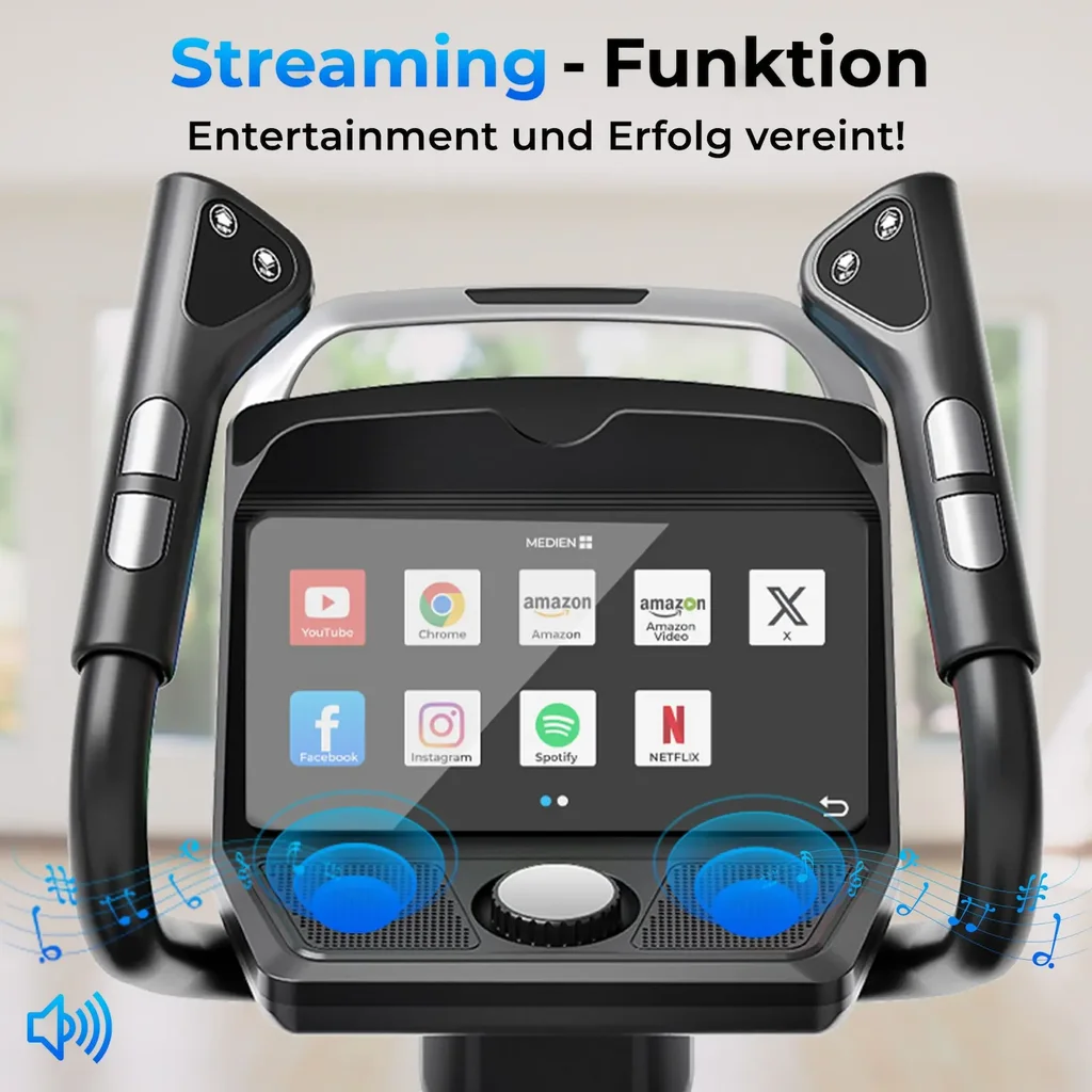 Crosstrainer Smart Stair Pro E50 – Ellipsentrainer Streaming