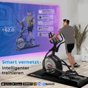 Smart-entertainmentfunctie van de AsVIVA crosstrainer E50 Pro voor streaming en entertainment tijdens de training