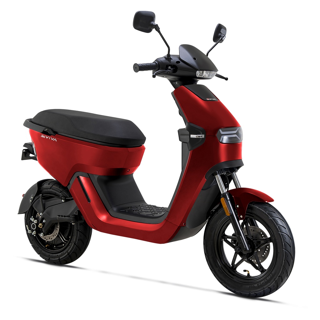 AsVIVA electric motor scooter EM1 white - Drive and battery