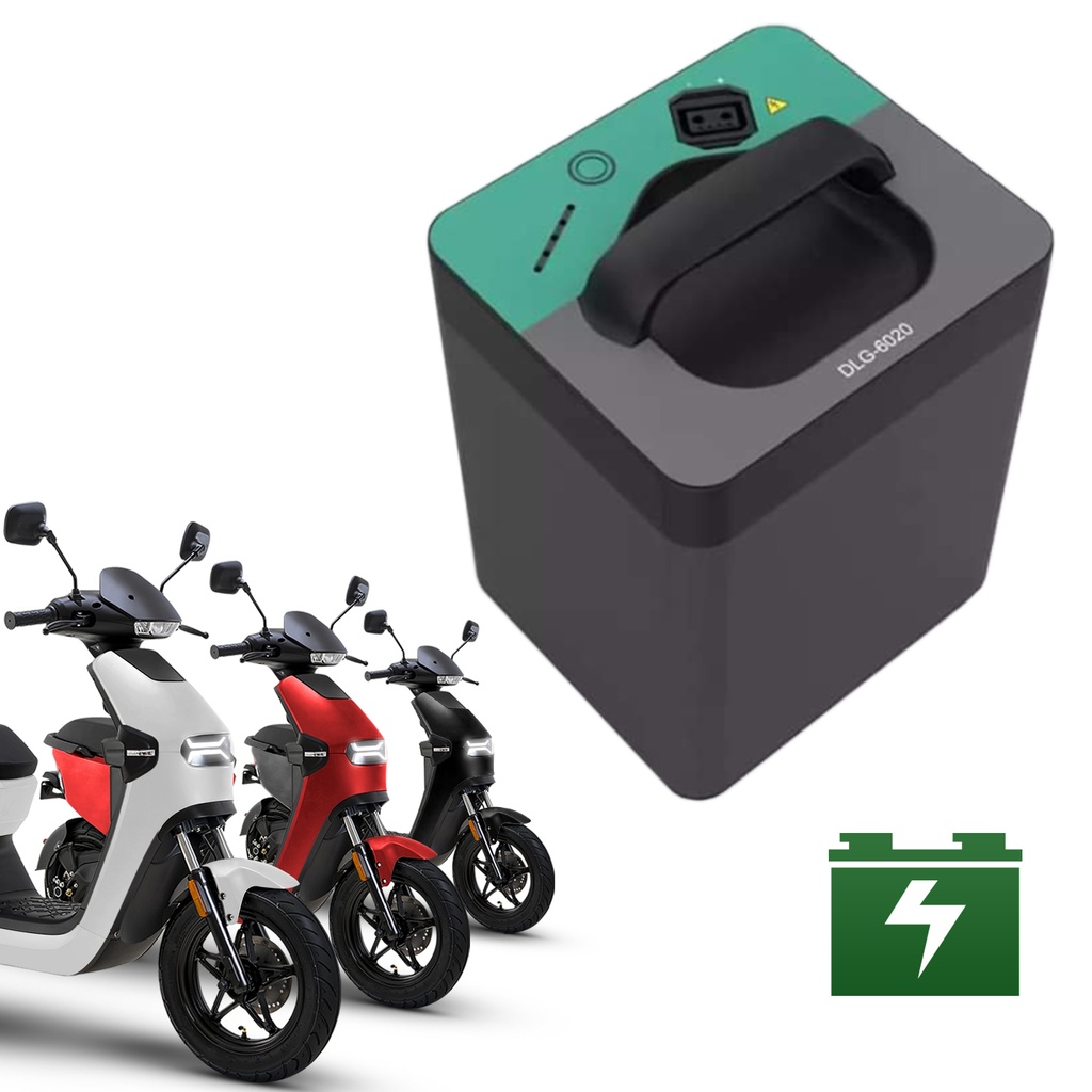 [EM1_X1] AsVIVA EM1 E-Roller 60V 20Ah Panasonic accu - Aandrijving en accu