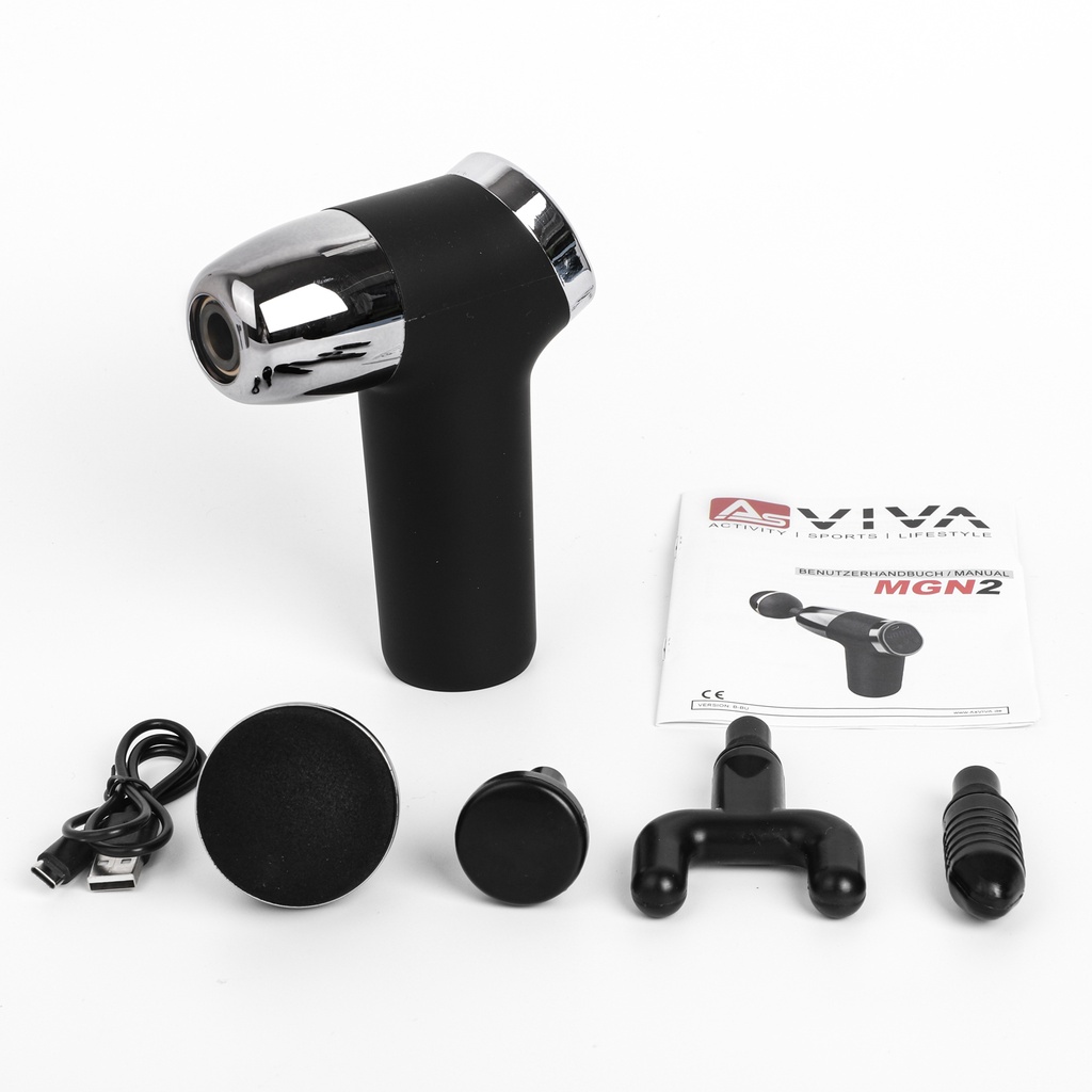 AsVIVA Massagepistool MGN2 - Rose - Productweergave