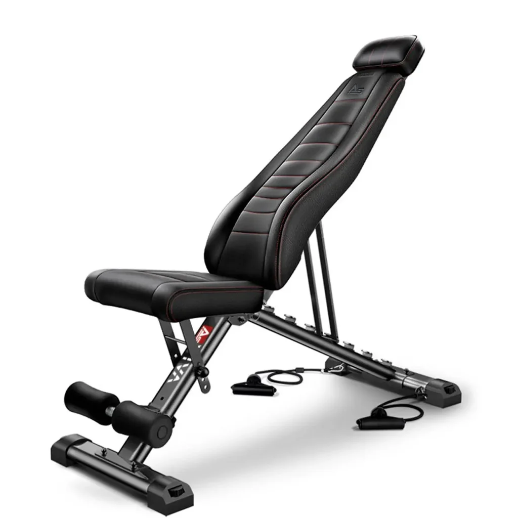 AsVIVA Halterbank & Negatieve Bank Home-Gym WB2 - Trainingsweergave